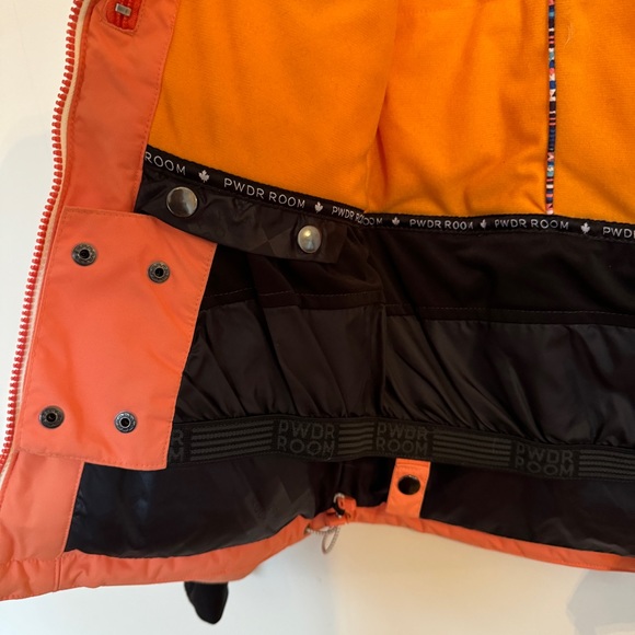 PWDR Room Jacket in Orange/Coral in Geometric Pattern - Picture 8 of 10